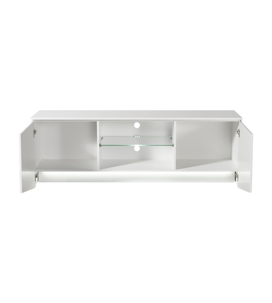 MOBILE TV "MALAGA" BIANCO, 168,5X39,5X57 CM